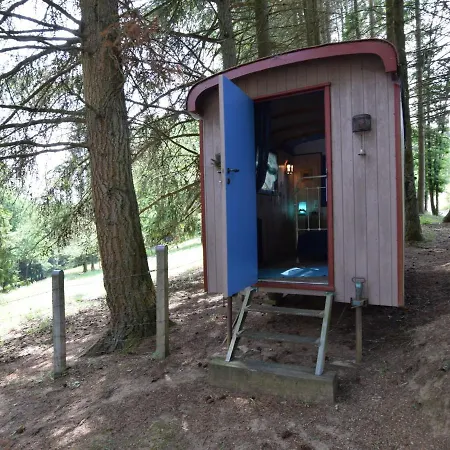 Chalet And Gypsy Caravan In A Green And Peaceful * Houffalize